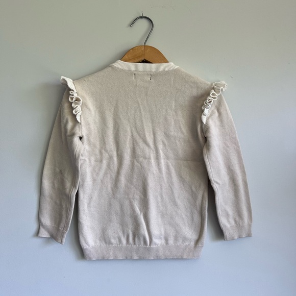 Andy & Evan Girl’s Frilled Shoulder Detailed Sweater - Picture 5 of 6